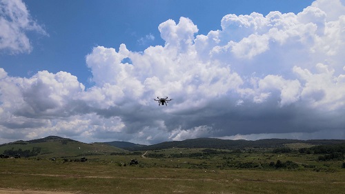 IKA-BOMBER (IKA-M-AB94) - Rotary-wing drone armed with 12 Aerial Bombs 60 mm