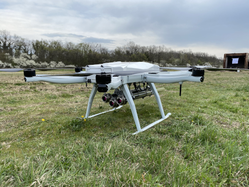 IKA-ROCKET (IKA-M-R57) - Rotary-wing drone armed with Rockets or Aerial Bombs