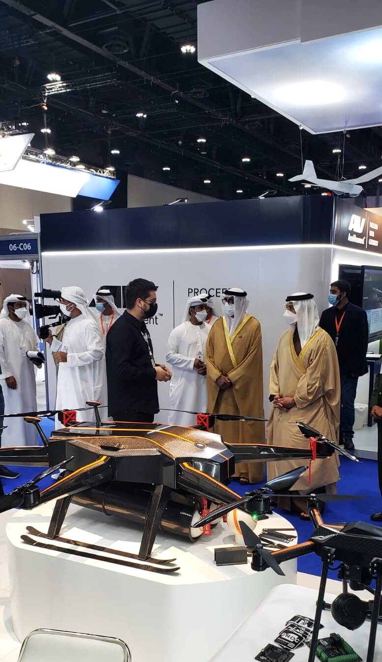 PR-DC at the Largest Middle Eastern Drone Fair UMEX 2022: Drones Viewed by Mohammed Bin Zayed