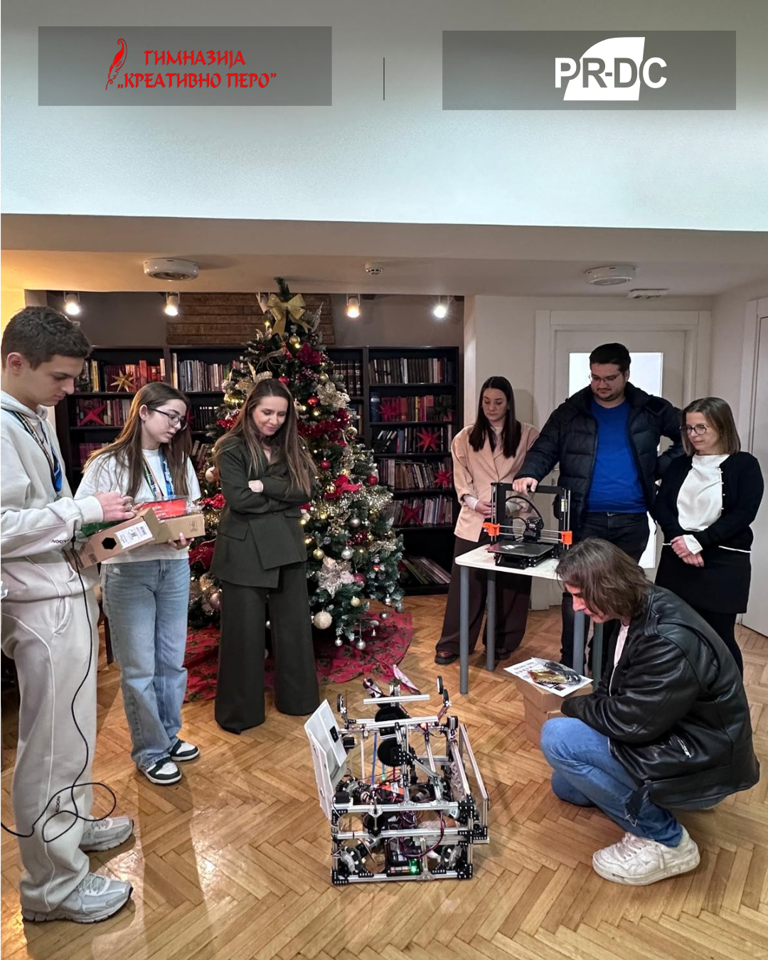PR-DC New Year Gift: Donating a 3D Printer to the Kreativno Pero Students After Their International SuccessPR-DC’s New Year Donation: 3D Printer for Kreativno Pero Students Following Their International Success