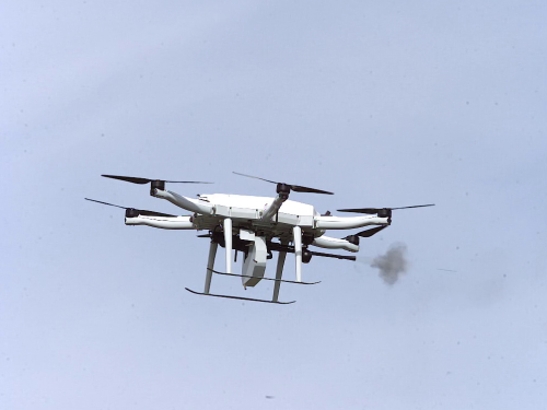 IKA-MACHINE-GUN (IKA-M-MG762) - Rotary-wing drone armed with a 7.62 mm Machine Gun and 250 Rounds of Ammunition